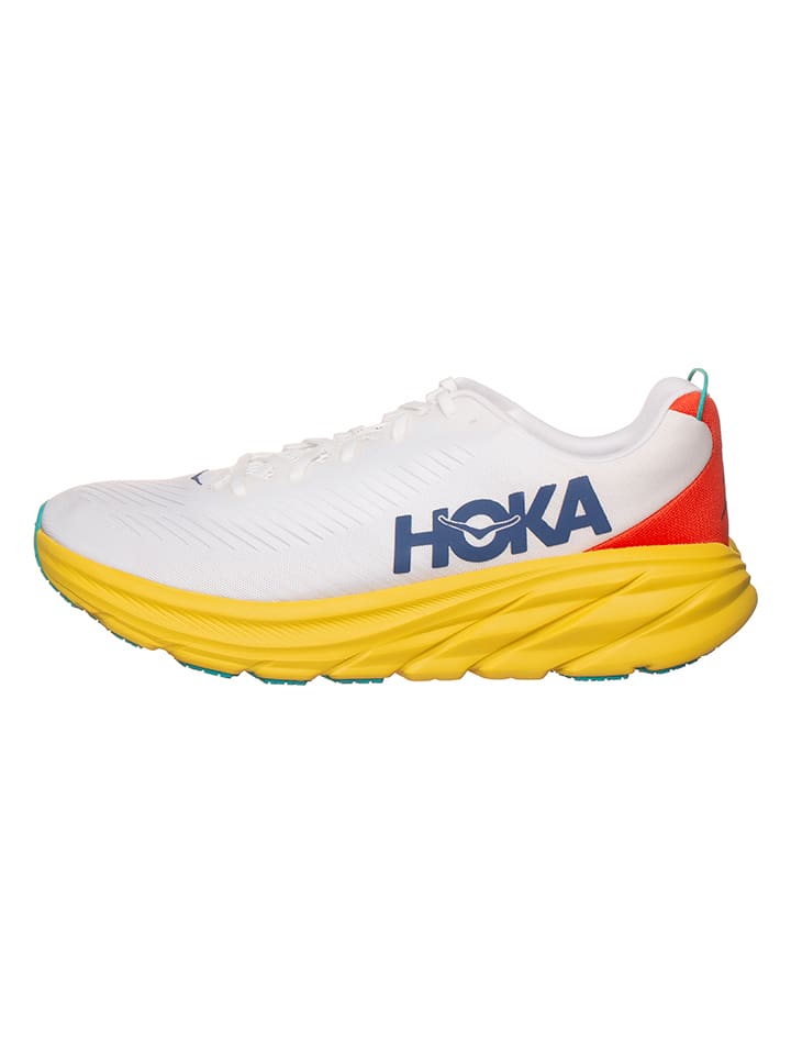 HOKA ONE ONE Buty "Rincon 3" w kolorze białym ze wzorem do biegania rozmiar: 48