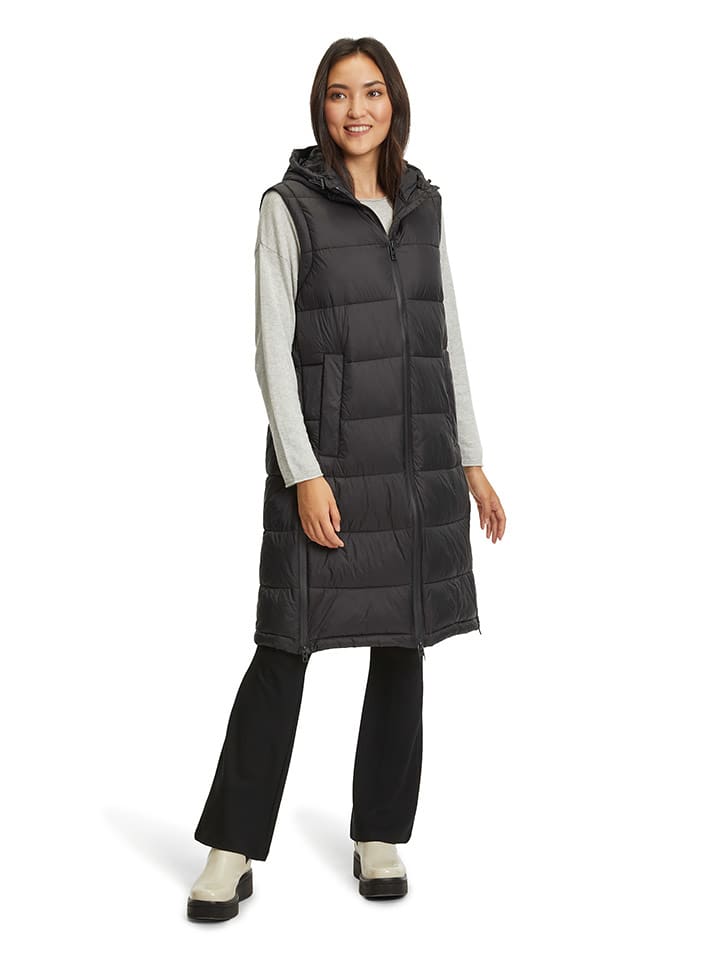 Betty Barclay Kamizelka pikowana w kolorze czarnym rozmiar: 36