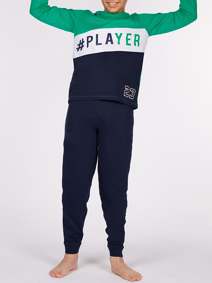 Lenny Sky Piżama w kolorze granatowo-zielonym rozmiar: 140