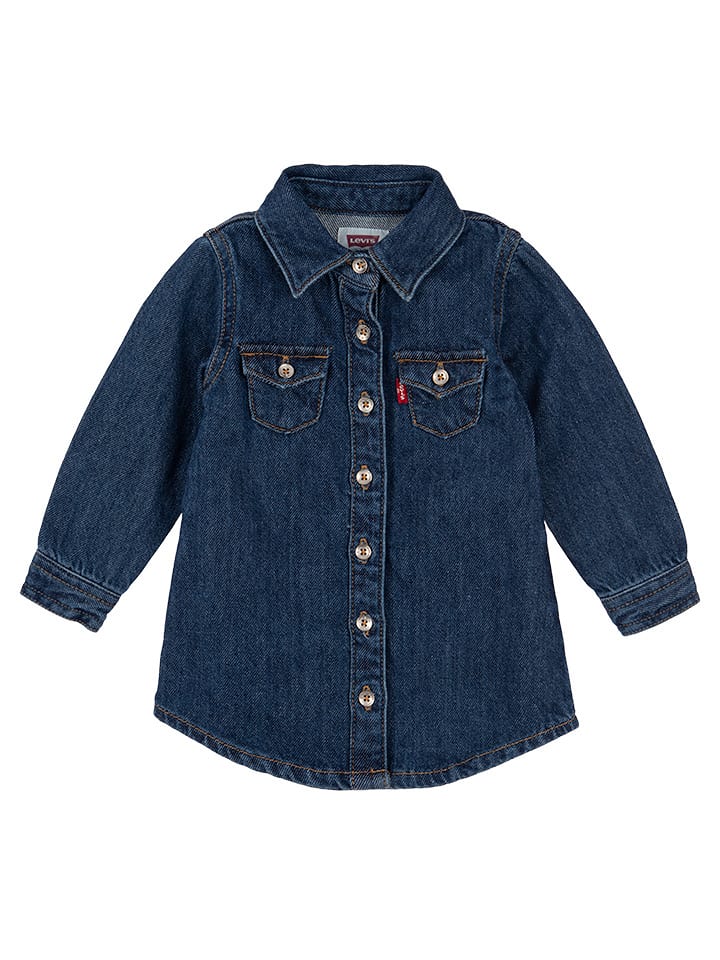 Levi's Kids Sukienka dżinsowa w kolorze niebieskim rozmiar: 152