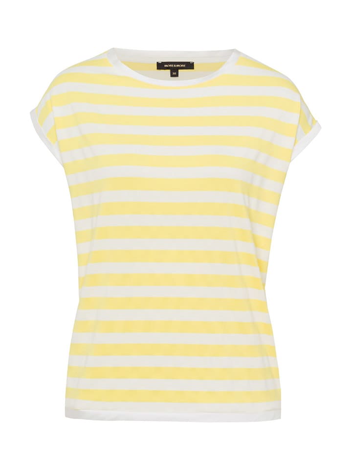 Koszulka w kolorze biało-żółtym