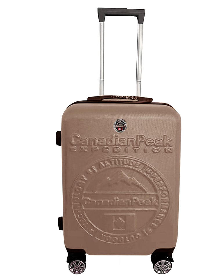 Canadian Peak Walizka "Stanislaeak" w kolorze jasnobrązowym - 34 x 53 x 21 cm rozmiar: onesize
