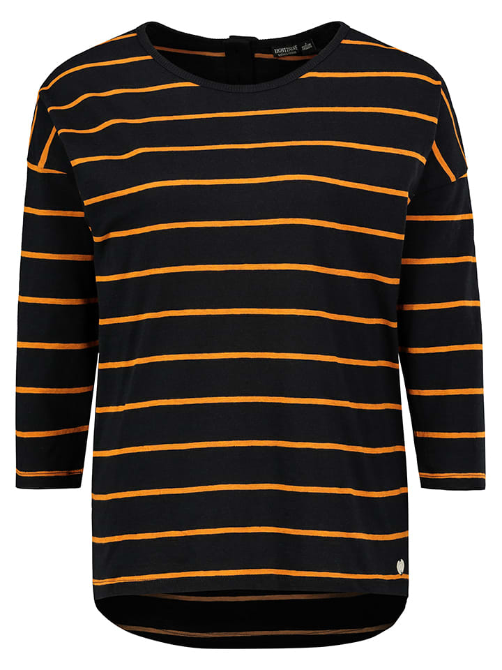 Eight2Nine Koszulka w kolorze czarno-brązowym rozmiar: XS