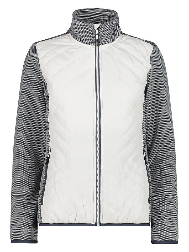 CMP Kurtka hybrydowa w kolorze biało-szarym rozmiar: 42