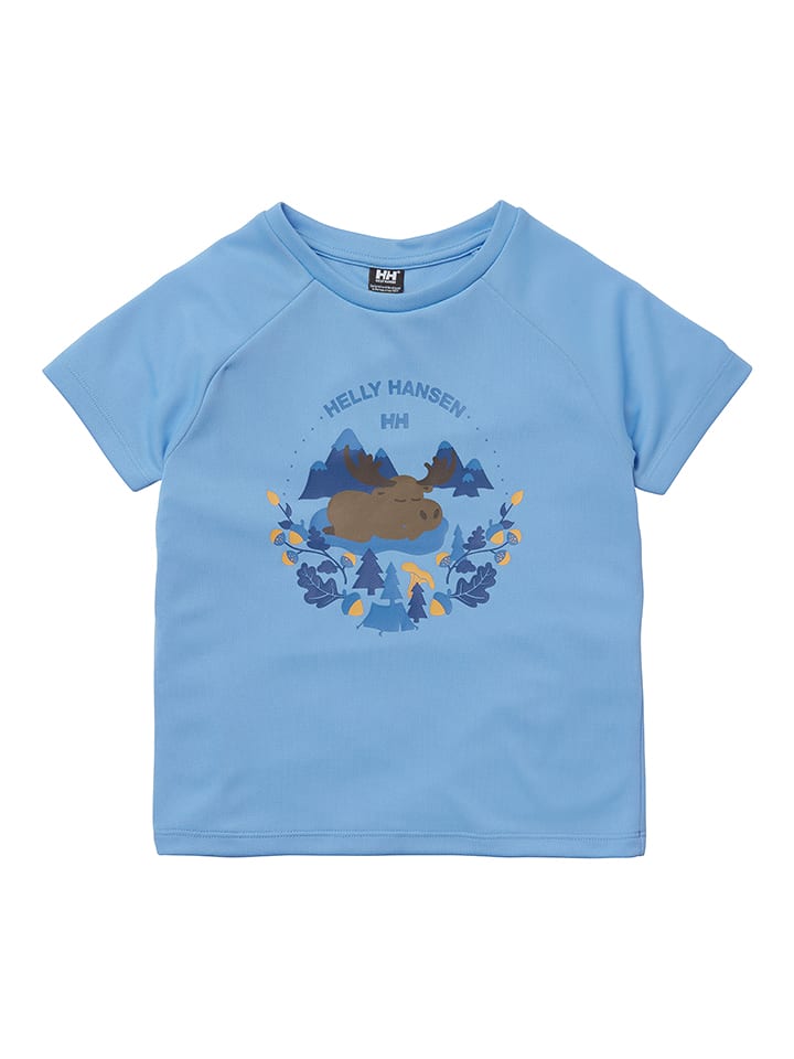 Koszulka funkcyjna "Marka" w kolorze błękitnym