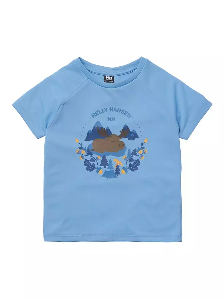 Koszulka funkcyjna "Marka" w kolorze błękitnym