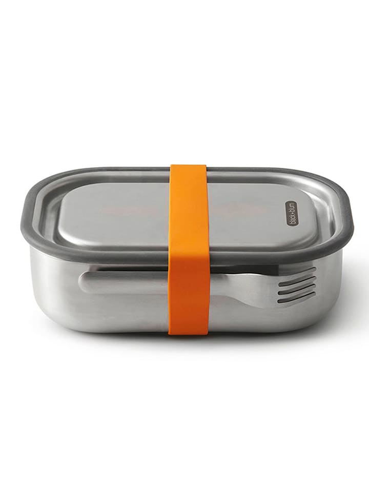 Black+Blum Pojemnik w kolorze srebrno-pomarańczowym na lunch - 20 x 6,5 x 15 cm rozmiar: onesize