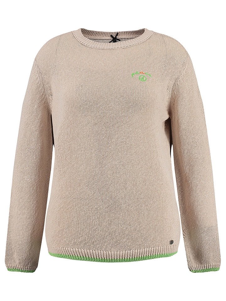 KEY LARGO Sweter "Joplin" w kolorze beżowym rozmiar: XL