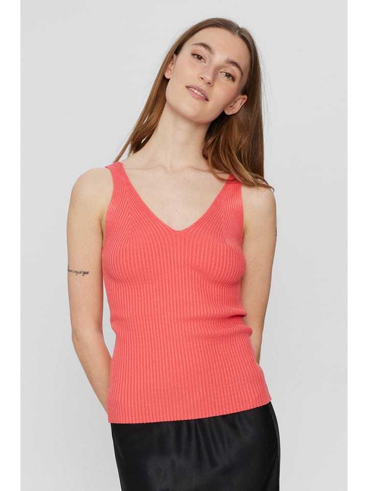 NÜMPH Top "Cerys" w kolorze koralowym rozmiar: L