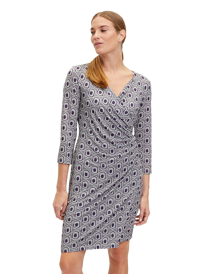 CARTOON Sukienka w kolorze szaro-fioletowym rozmiar: 38