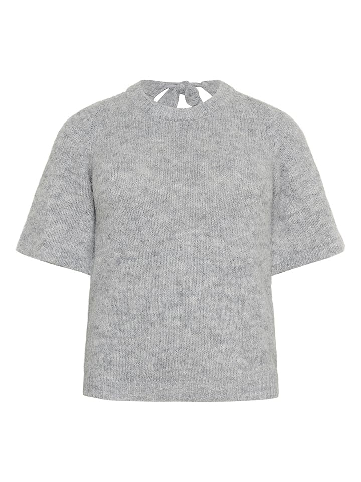 KAFFE curve Sweter w kolorze szarym rozmiar: M