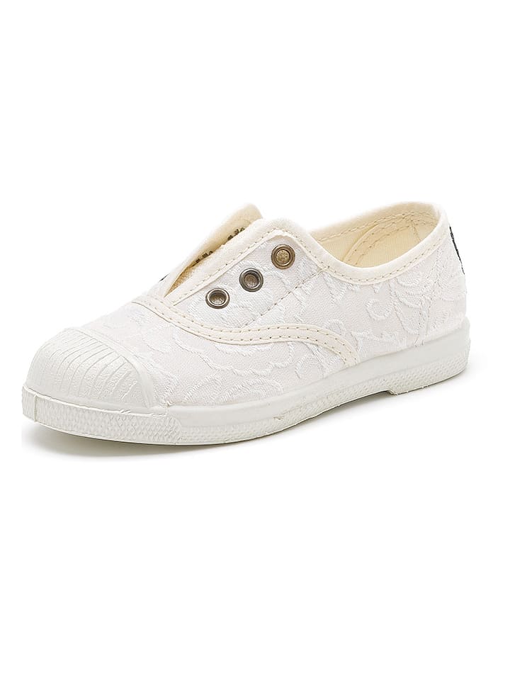 natural world Slippersy w kolorze białym rozmiar: 34