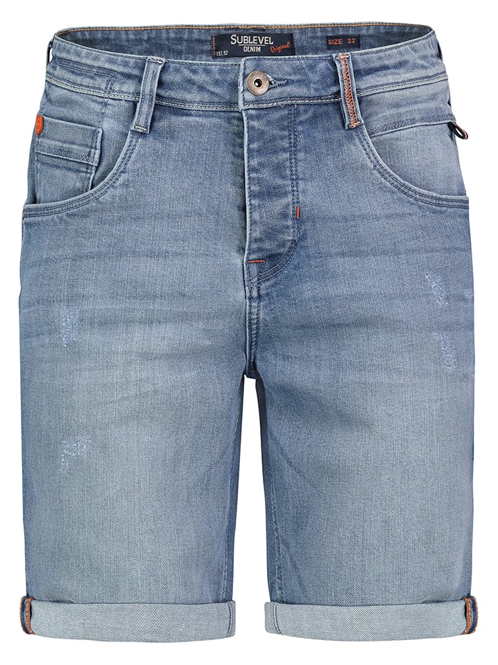 Bermudy dżinsowe w kolorze niebieskim