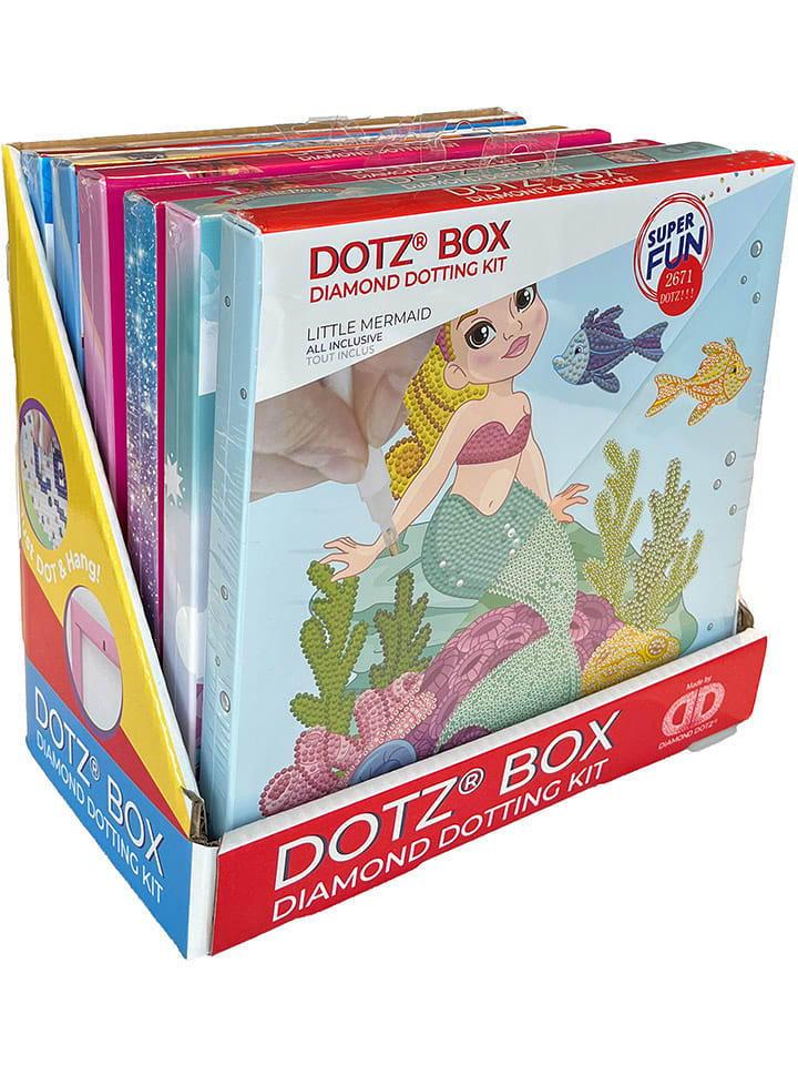 DIAMOND DOTZ Zestaw do majsterkowania "Display Dotzies" - 6+ (produkt niespodzianka) rozmiar: onesize