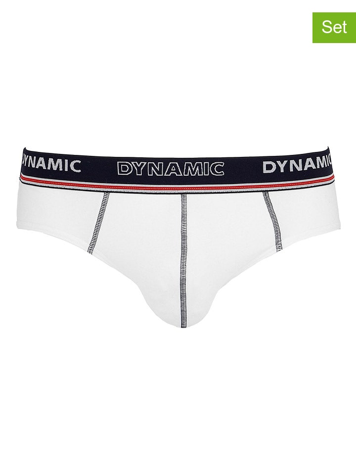 COTONELLA Slipy (2 pary) w kolorze biało-czarnym rozmiar: L