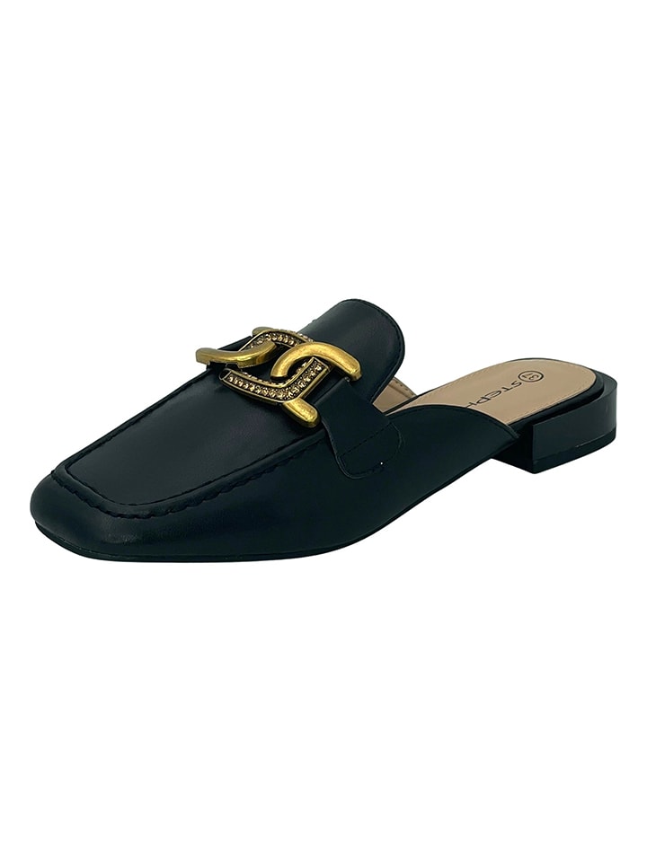 STEPHAN Klapki w kolorze czarnym rozmiar: 38