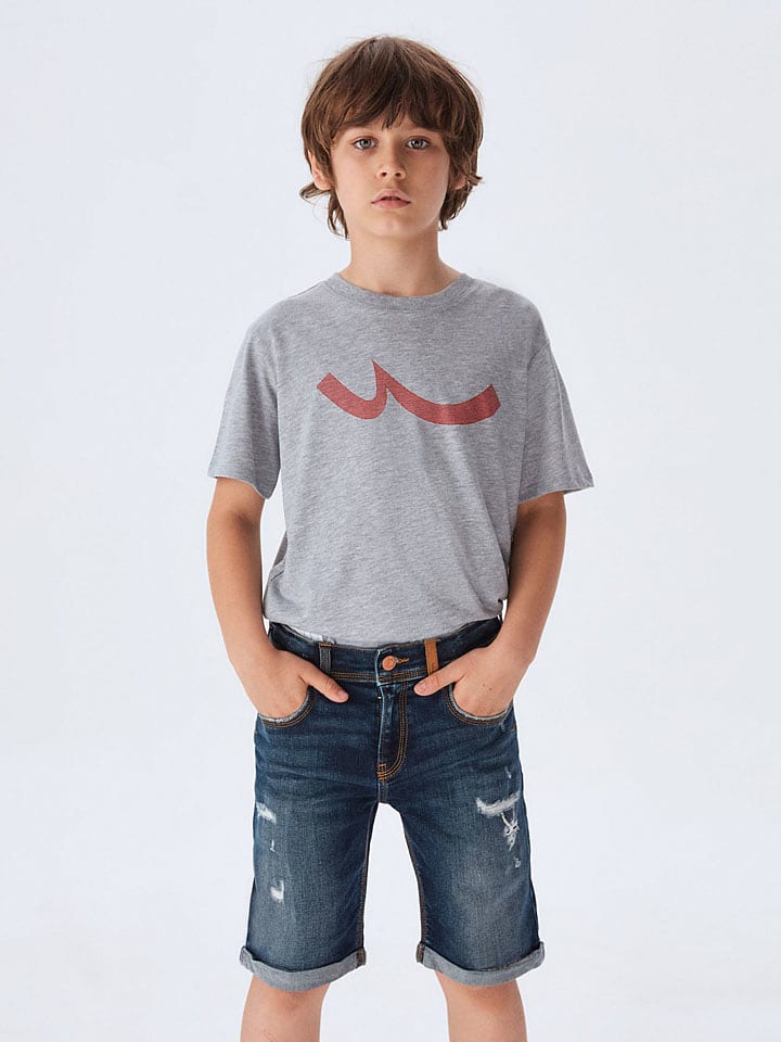 LTB Bermudy dżinsowe "Corvin B" w kolorze granatowym rozmiar: 170