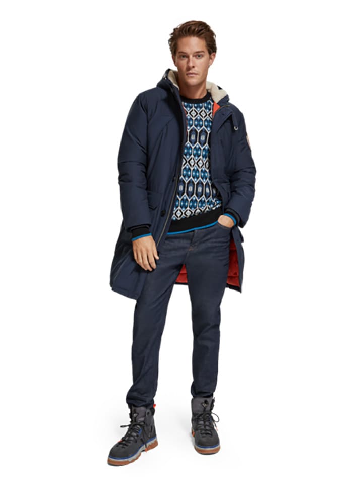 Scotch & Soda Parka w kolorze granatowym rozmiar: M