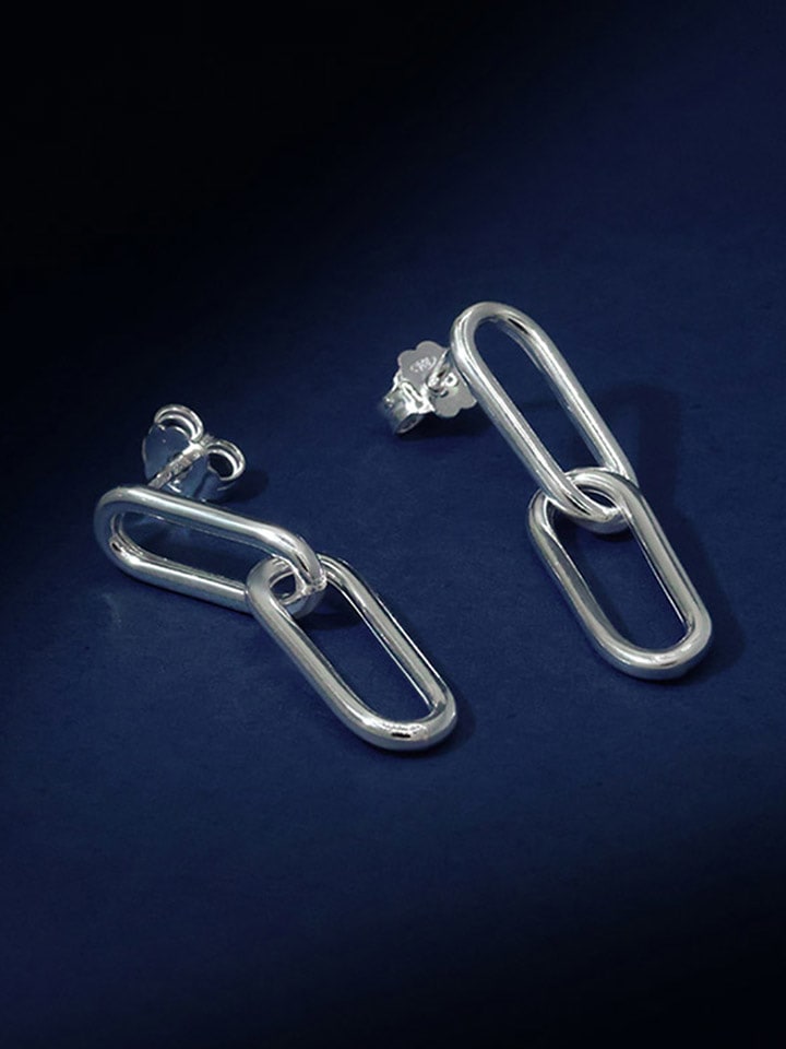 Rafaella Srebrne kolczyki-wkrętki "Wasat" rozmiar: onesize