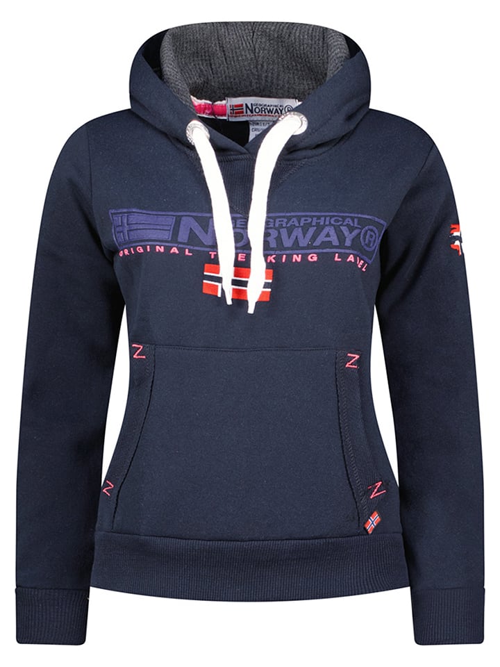 Geographical Norway Bluza "Gasic" w kolorze granatowym rozmiar: XL