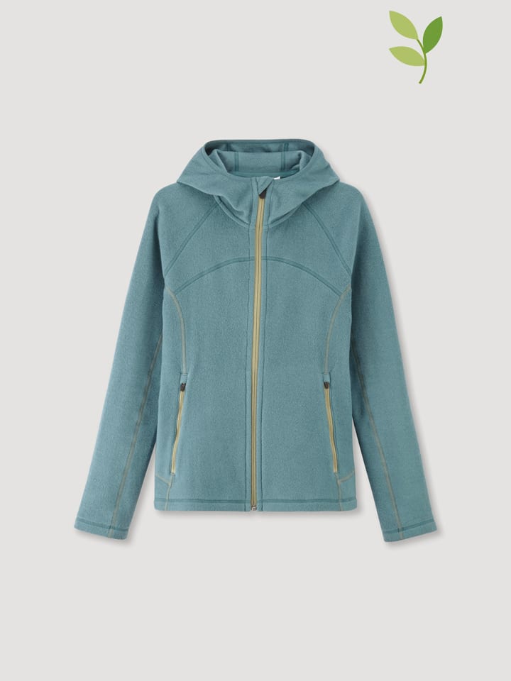 Kurtka polarowa w kolorze turkusowym