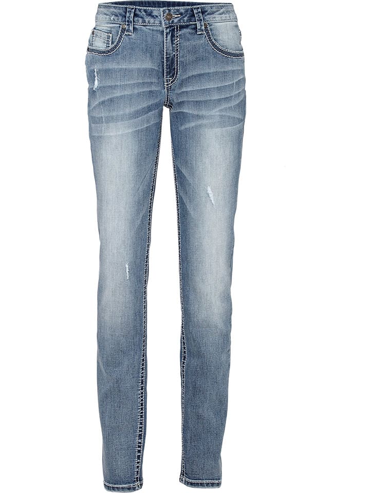 Heine Dżinsy - Slim fit - w kolorze błękitnym rozmiar: 40