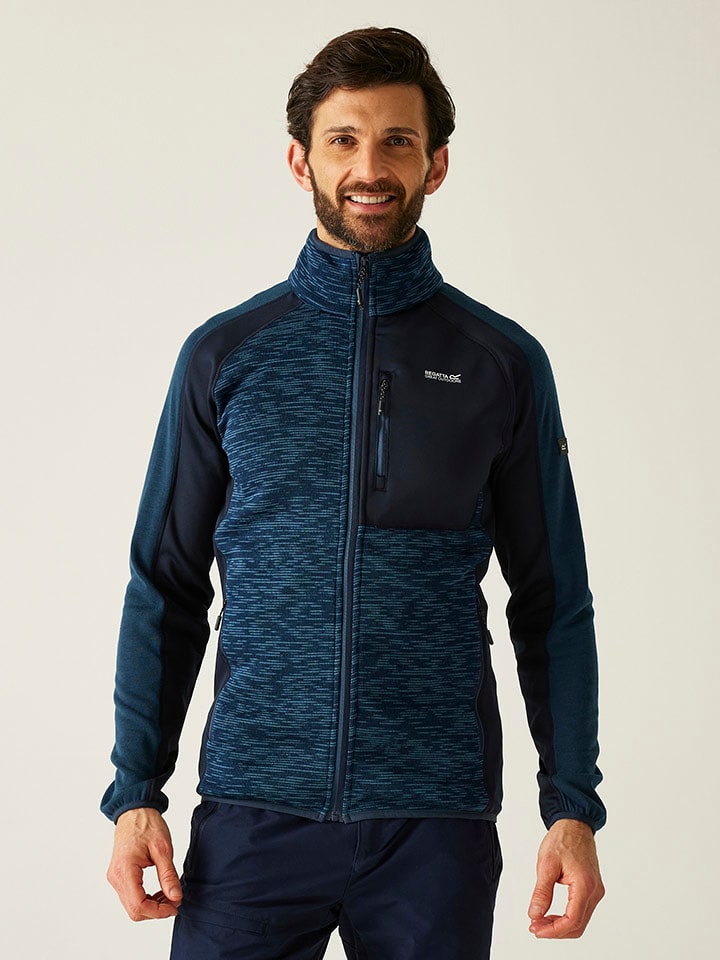 Regatta Kurtka polarowa "Oakar" w kolorze granatowym rozmiar: M