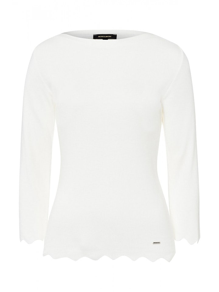More & More Sweter w kolorze białym rozmiar: 46