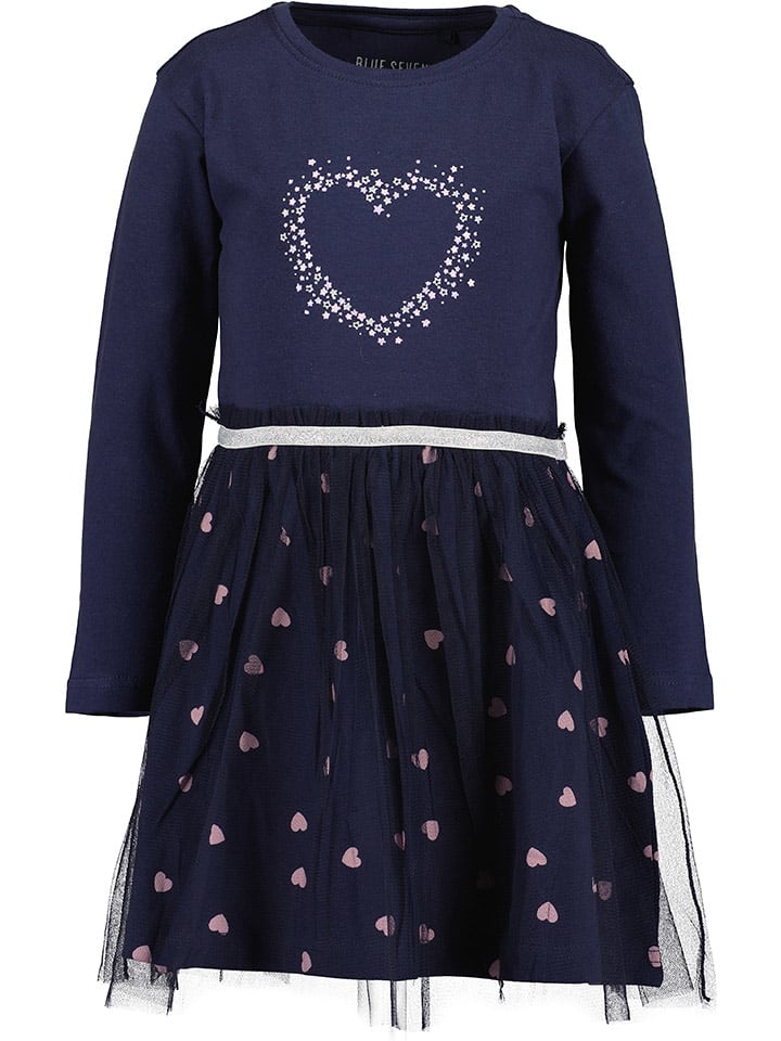 Blue Seven Sukienka w kolorze granatowym rozmiar: 98