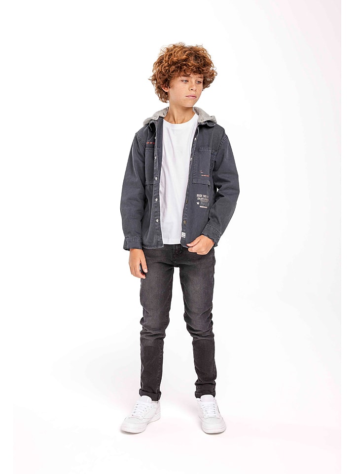 Minoti Kurtka dżinsowa w kolorze antracytowym rozmiar: 140/146