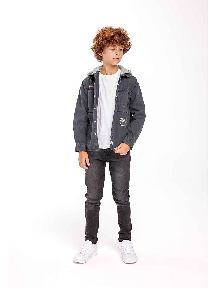 Minoti Kurtka dżinsowa w kolorze antracytowym rozmiar: 140/146