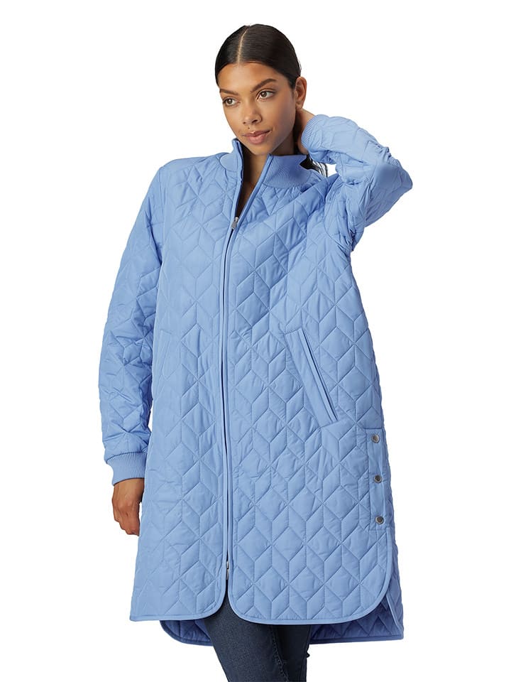 Ilse Jacobsen Płaszcz pikowany w kolorze błękitnym rozmiar: 40