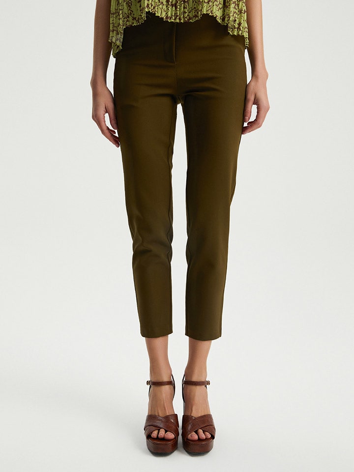 BGN Spodnie w kolorze khaki rozmiar: 36