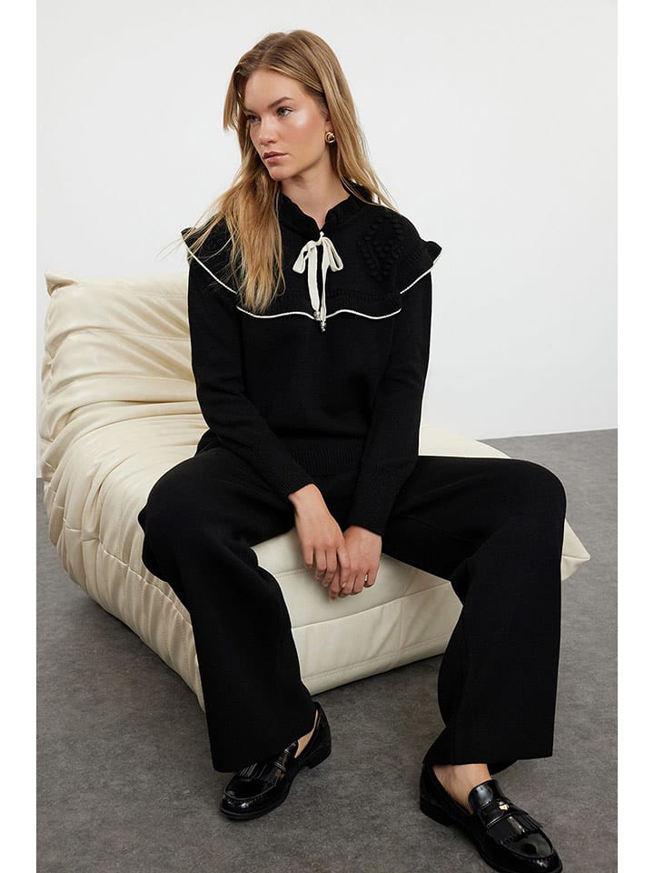 trendyol 2-częściowy zestaw w kolorze czarnym rozmiar: XL