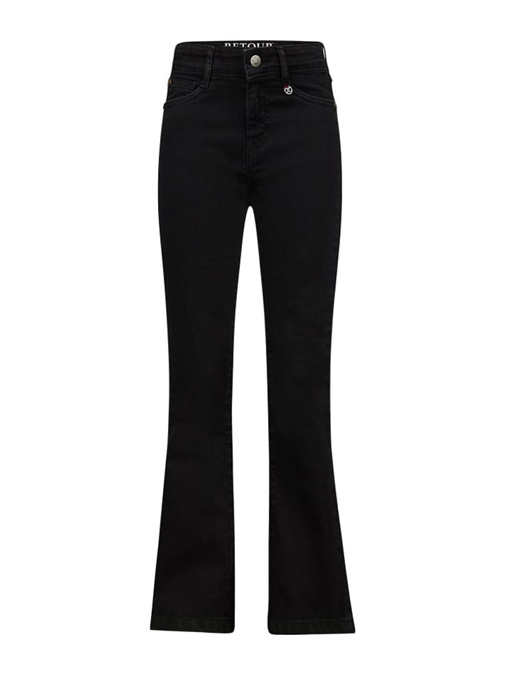 Retour Dżinsy "Mikkie" - Skinny fit - w kolorze czarnym rozmiar: 170