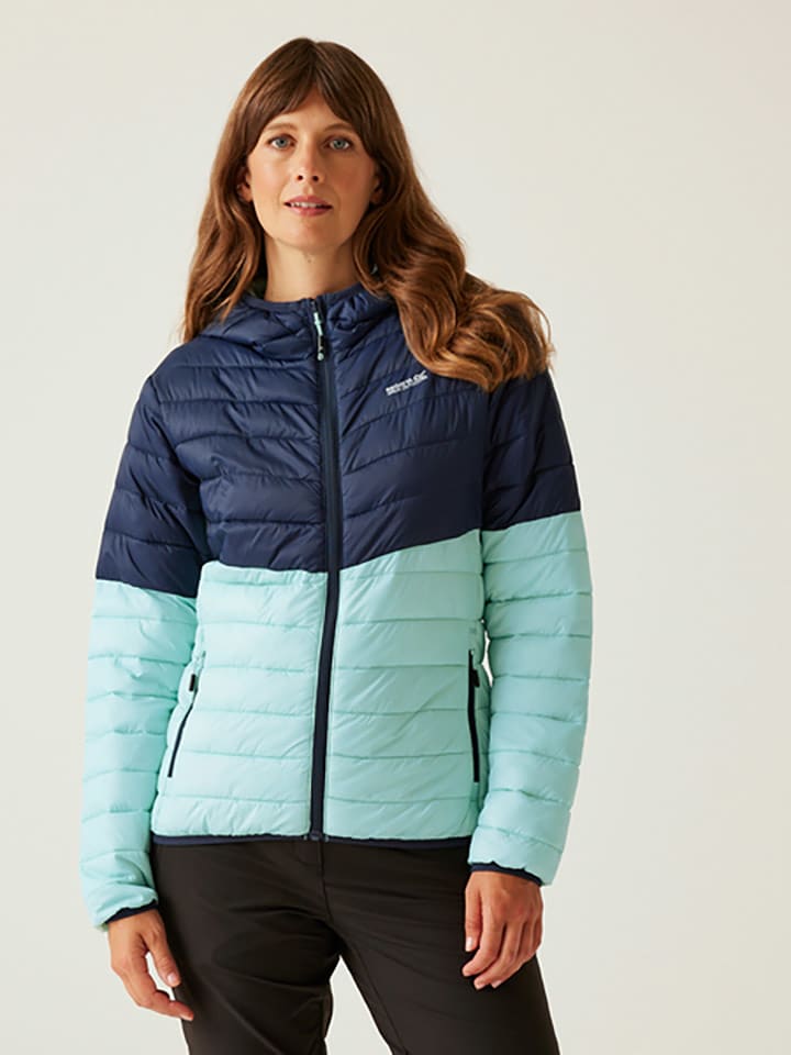 Regatta Kurtka pikowana "Hillpack IV" w kolorze błękitno-granatowym rozmiar: 34