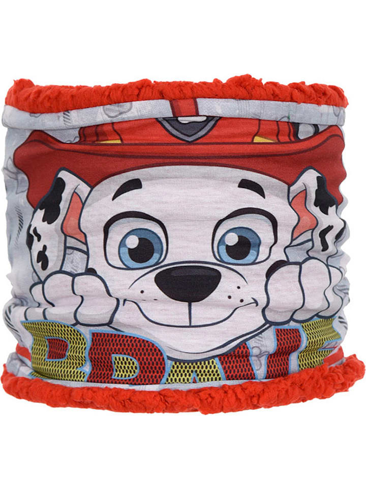 Paw Patrol Szal-koło "Psi Patrol" w kolorze czerwonym ze wzorem - 26 x 17 cm rozmiar: onesize