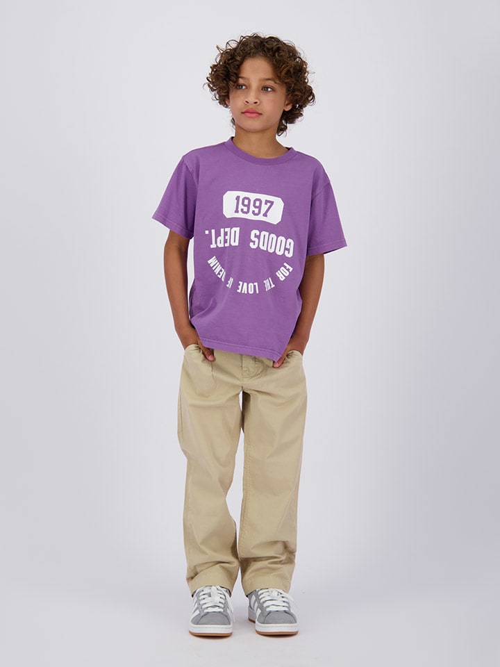 Vingino Spodnie chino w kolorze beżowym rozmiar: 152