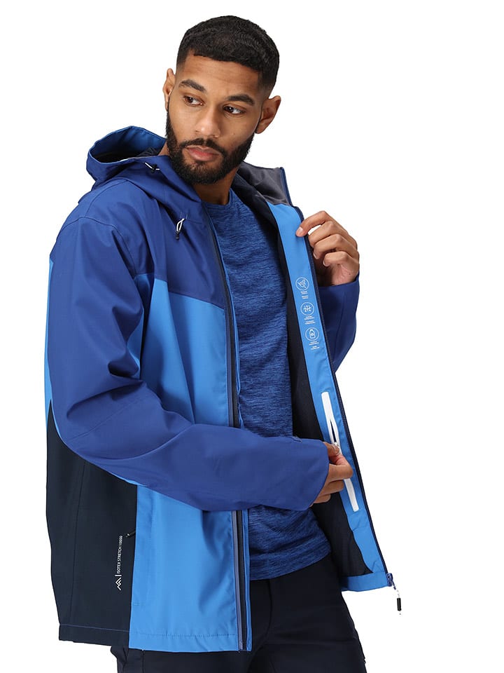 Regatta Kurtka funkcyjna "Birchdale" w kolorze niebieskim rozmiar: M