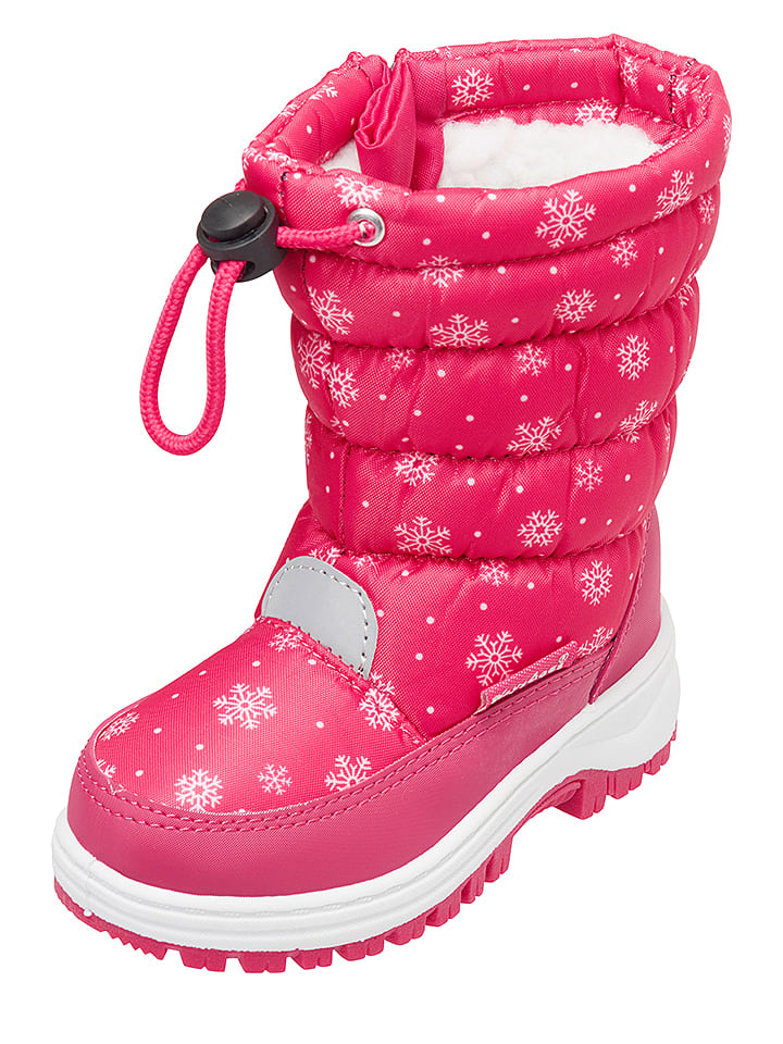 Playshoes Kozaki zimowe w kolorze różowym rozmiar: 20/21