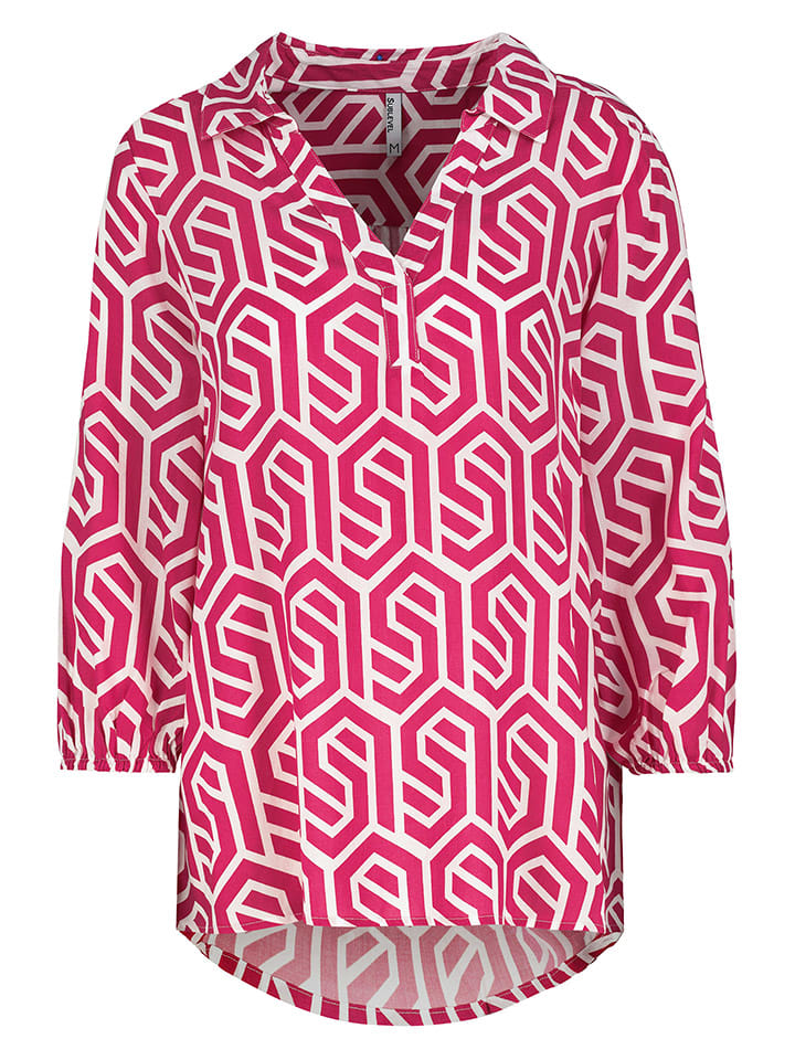 Sublevel Bluzka w kolorze różowo-białym rozmiar: XXL