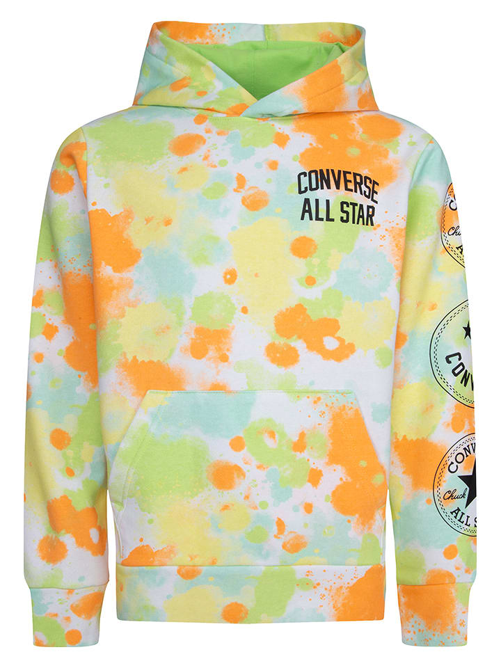 Converse Bluza w kolorze zielono-pomarańczowym rozmiar: 152/158