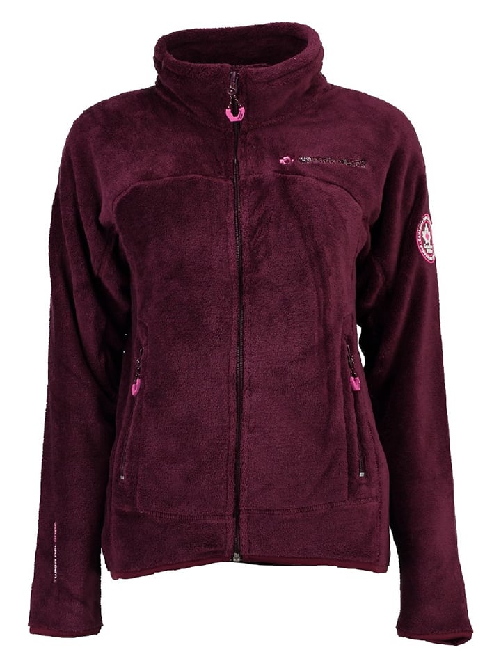 Canadian Peak Kurtka polarowa "Udilas" w kolorze bordowym rozmiar: XL