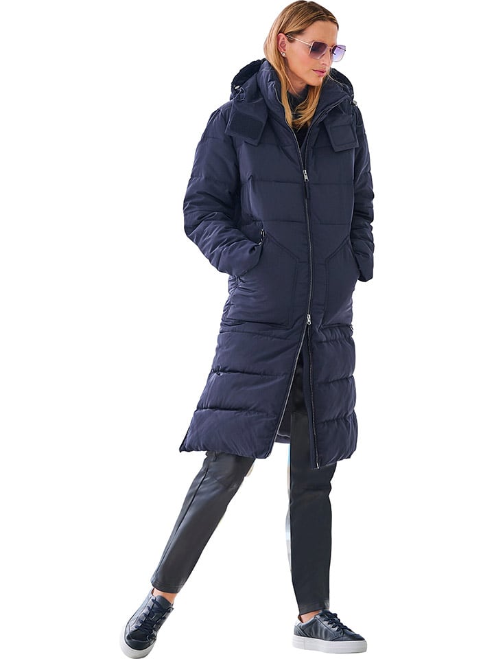 Heine Płaszcz pikowany w kolorze granatowym rozmiar: 50