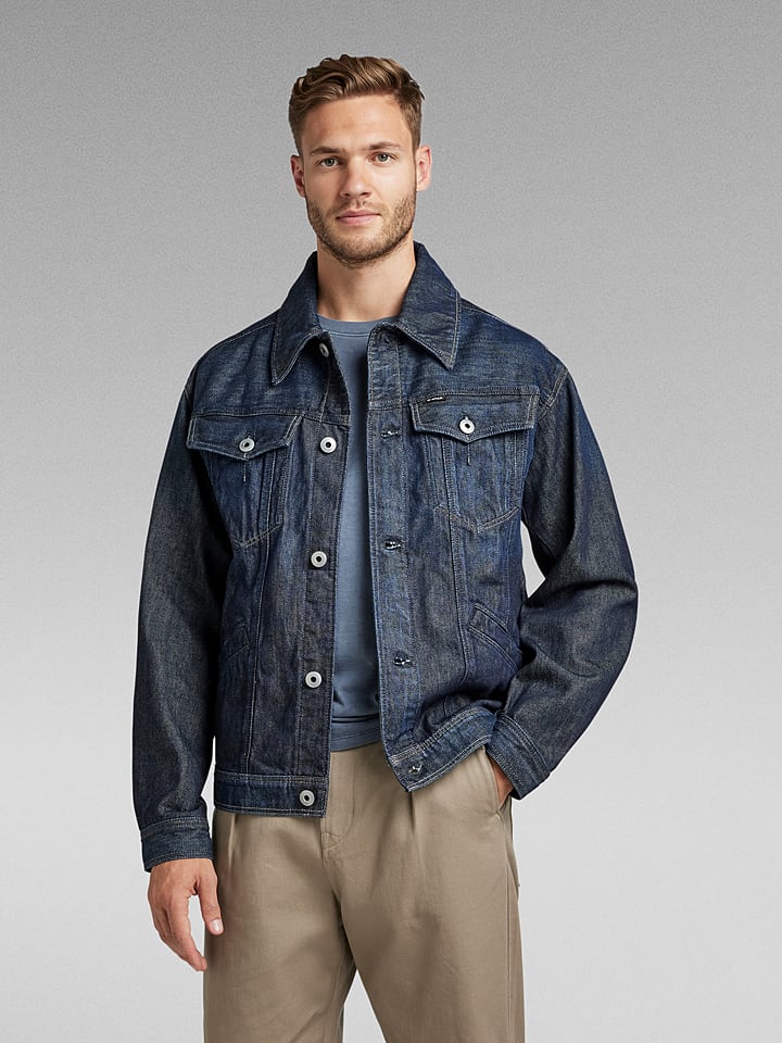 G-Star Kurtka dżinsowa w kolorze granatowym rozmiar: XL