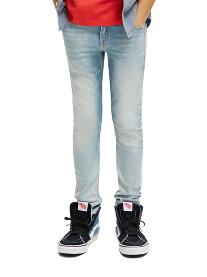 Scotch & Soda Dżinsy - Skinny fit - w kolorze błękitnym rozmiar: 176