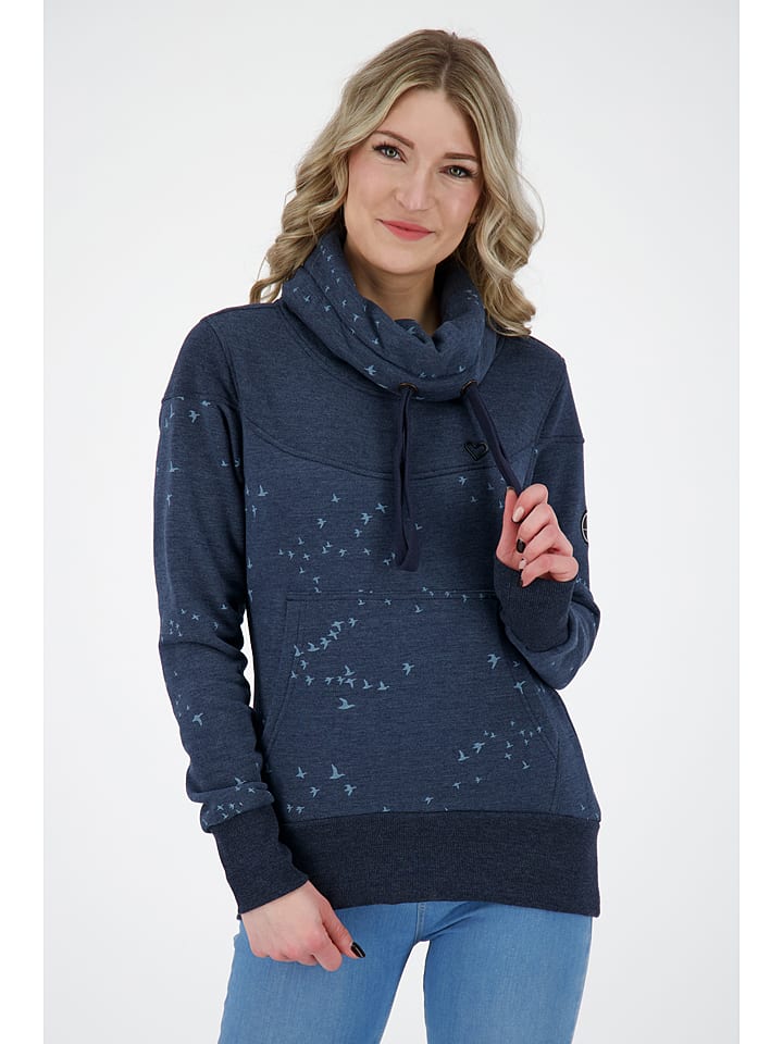 alife and kickin Bluza "SunshineAK" w kolorze granatowym rozmiar: XS