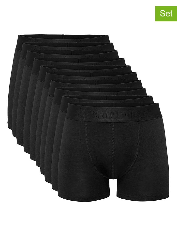 Resteröds Bokserki (10 par) w kolorze czarnym rozmiar: S