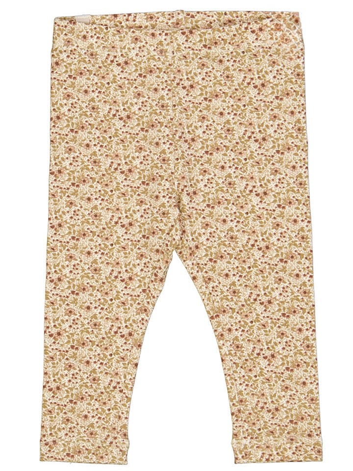 Wheat Legginsy w kolorze beżowym rozmiar: 68