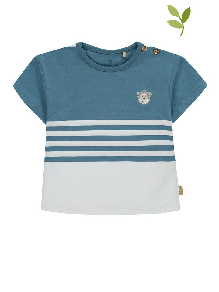 Koszulka w kolorze turkusowo-szarym